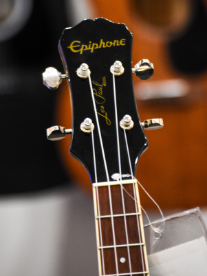 Store Special Product - Epiphone - Les Paul Acoustic/Electric Tenor Ukulele - Vintage Sunburst